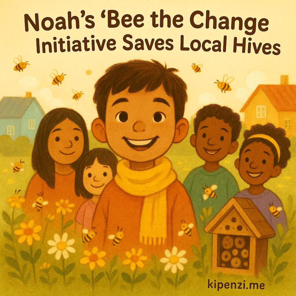 Noah’s “Bee the Change” Initiative Saves Local Hives